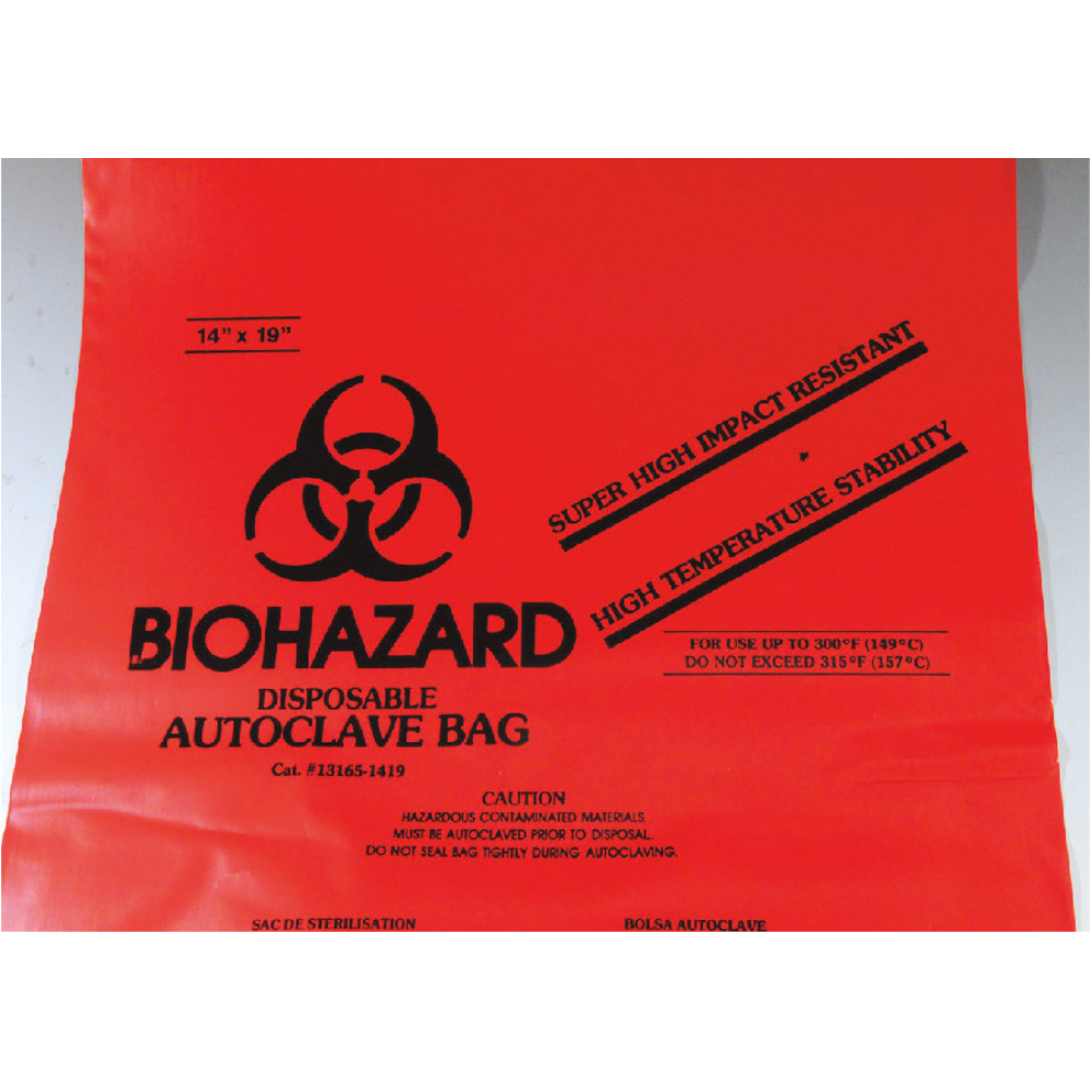 멸균 비닐백 Super Strength Biohazard Disposal Bag