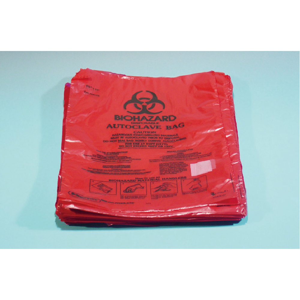 탁상용 멸균 비닐백<BR>Benchtop Biohazard Bag