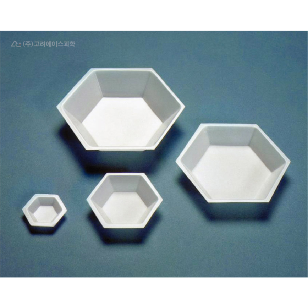 육각형 웨잉디쉬<br>Hexagonal Polystyrene Weighing Dishes