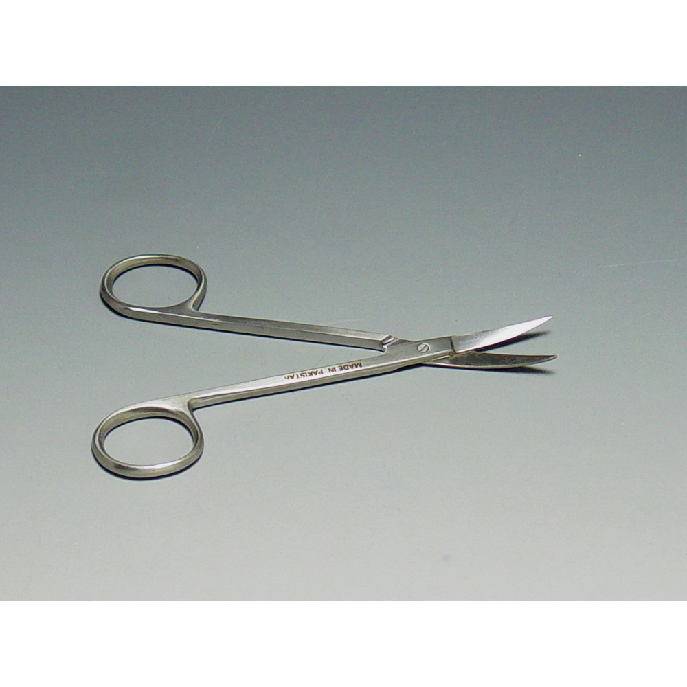 미세 가위 (11cm, 커브)<BR>Micro Scissors (11cm, Curved)