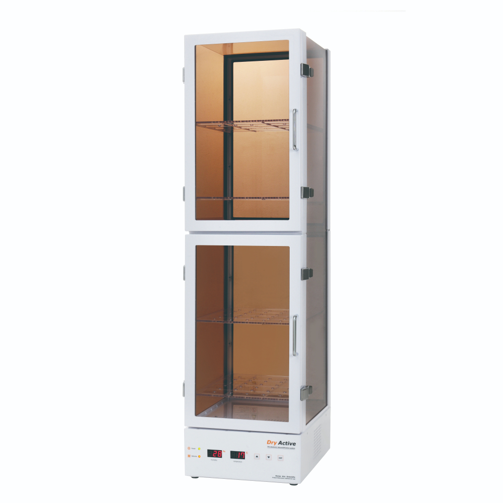 오토 데시게이터 (자동습도조절)<BR>Auto Desiccator Cabinet (Dry Active, UV Protection)