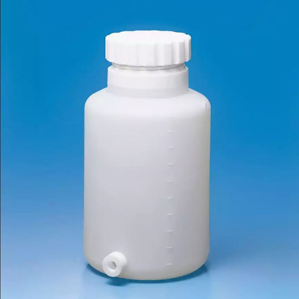PFA thick-walled wide mouth bottles with boss<BR>두꺼운PFA하구광구병